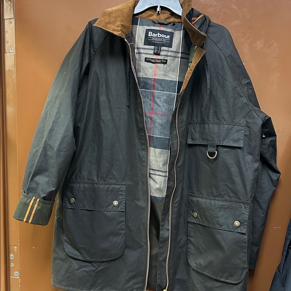 Barbour Highclere Wax Jacket Size 12 USA - Picture 5 of 13